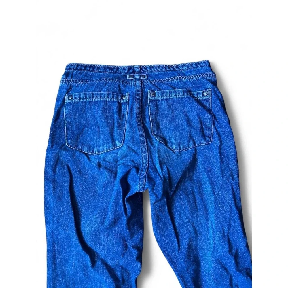 Y2K Girls Low Rise Flare Bell Bottom Jeans Dark Wash Denim Old Navy Girl 10
